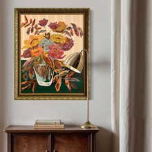 Load image into Gallery viewer, "Regal and Unoccupied" 28"x34" framed