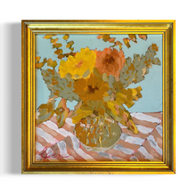 Load image into Gallery viewer, "Marooned in a Frightening Dullness" 13.75"x13.75" framed
