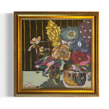 Load image into Gallery viewer, "A Tendency to Catastrophize" 14"x14" framed
