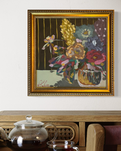 Load image into Gallery viewer, "A Tendency to Catastrophize" 14"x14" framed
