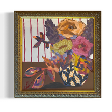 Load image into Gallery viewer, "Truck Stop Pretty" 14.25"x14.25" framed
