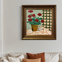 Load image into Gallery viewer, "A Fainting Couch And Some Smelling Salts" 28"x28" framed

