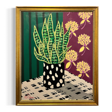 Load image into Gallery viewer, "Warm Champagne and Leftover Shrimp" 25"x31" framed
